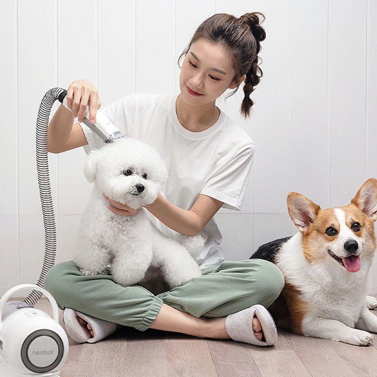 7-in-1 Pet Grooming Vacuum Kit | Low Noise Dog & Cat Hair Trimmer & Cleaner – Pawnest