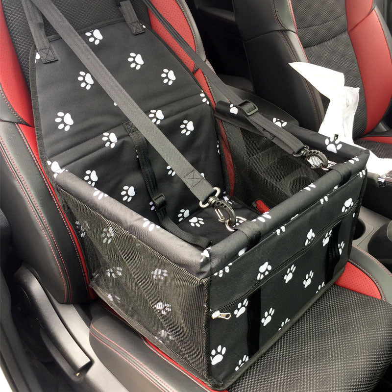 Dog & Cat Car Seat Carrier Bag – Portable Pet Travel Safety Seat for Cars